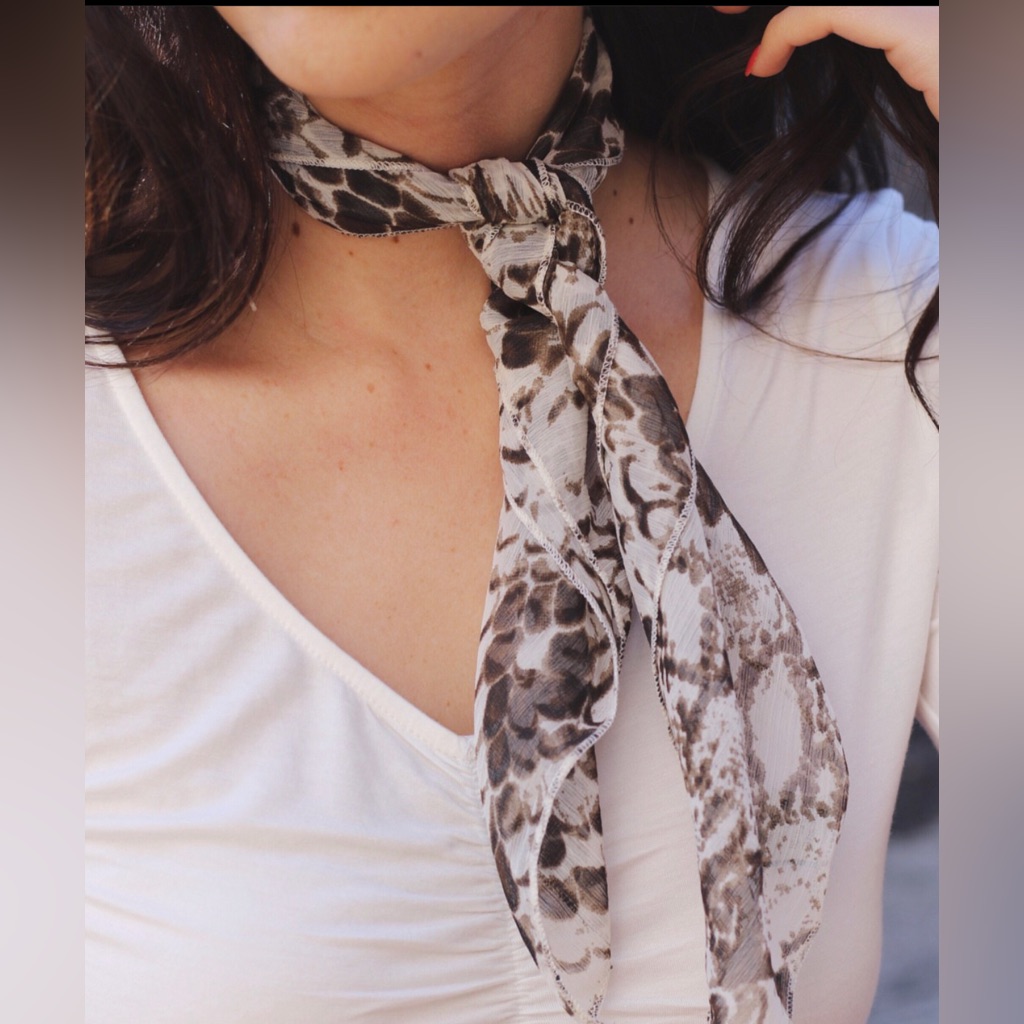 Turquoise Haven Python Neck Scarves